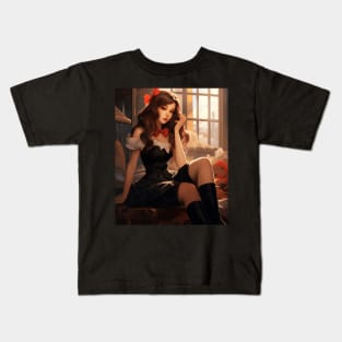 A Pin Up Girl Kids T-Shirt